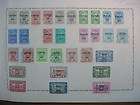 Overprint AUSTRIA Austrian EUROPEAN STAMPS Page from Ol