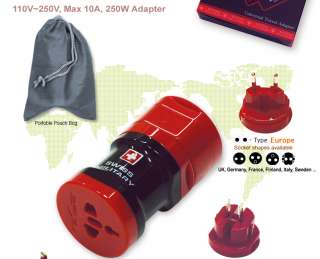 2012 SWISS MILITARY Universal Travel Power AC Adapter  