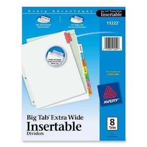    EW2138   WorkSaver Extra Wide Big Tab Divider: Office Products