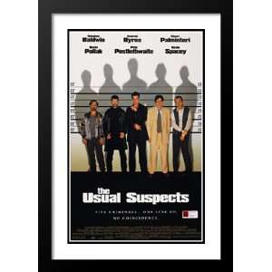 The Usual Suspects 20x26 Framed and Double Matted Movie Poster   Style 