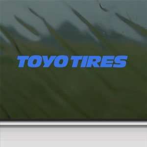  Toyo Tires Blue Decal JDM WRX Solberg Sti WR Car Blue 