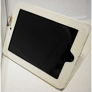  White Apple iPad 2 Leather Wallet Case With Stand 