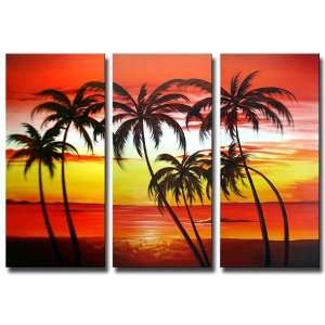  Towering Palms Canvas Art