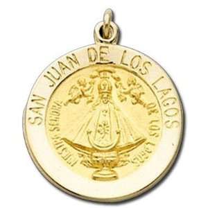  14k Gold San Juan De Los Lagos Medal Jewelry