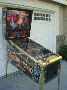   OF MAGIC PINBALL MACHINE GOLD TRIM, LEDS & MODS   THE THEATER AWAITS