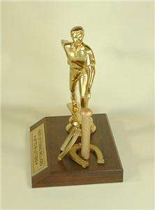 Trophy Fantasy Male Horseshoe Award Free Lettering Wow  