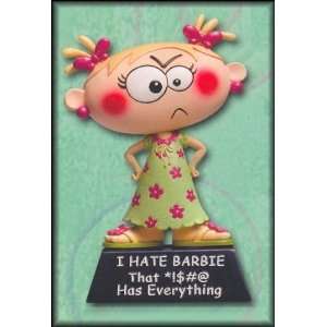  Sprouts I Hate Barbie Figurine