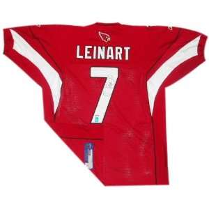 Matt Leinart Arizona Cardinals Autographed Reebok Red Authentic Jersey