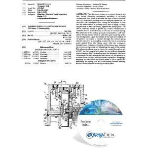  NEW Patent CD for TORSION SPRING CLAMPING MECHANISM 