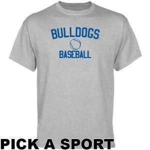 Fresno State Bulldogs Ash Custom Sport Icon T shirt