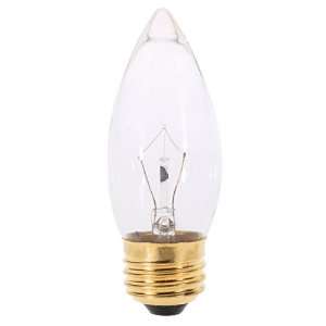  25 Watt Clear Torpedo Standard Base Light Bulb