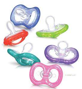 Nuby Natural Touch Soft Flex Butterfly Pacifiers 0 6 M 048526675326 