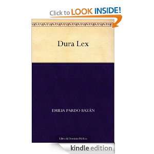 Dura Lex (Spanish Edition) Emilia Pardo Bazán  Kindle 