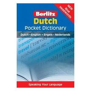    Berlitz 2683250 Dutch Berlitz Pocket Dictionary Electronics