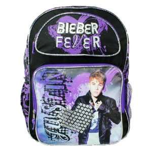  16 Justin Bieber Fever Backpack: Office Products