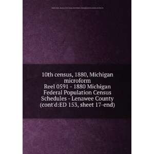    1880 Michigan Federal Population Census Schedules   Lenawee County 