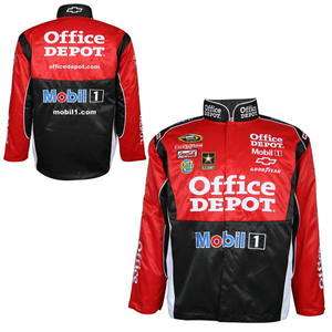 Tony Stewart 2012 Chase #14 Office Depot/Mobil 1 Nylon Uniform Jacket 