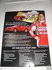 2009 Tony Stewart Old Spice Chevy Impala NASCAR postcard  
