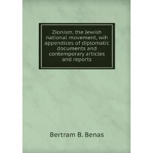   contemporary articles and reports Bertram B. Benas  Books