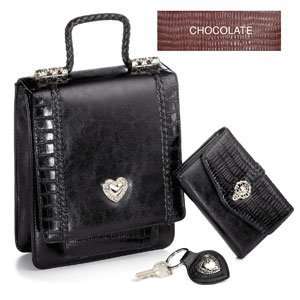  Langdon Leather Set 2   Chocolate 