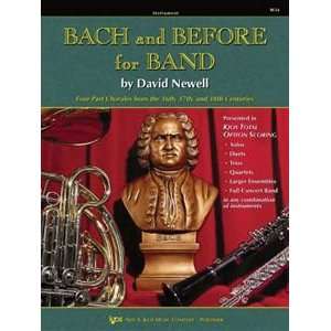  KJOS Bach And Before for Band Tenor Sax David Newell 