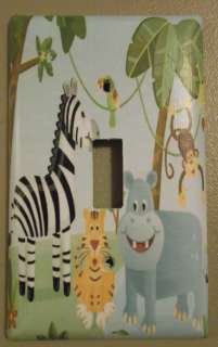 JUNGLE BABIES LIGHT SWITCH COVER PLATE  