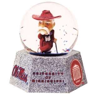  Mississippi Ole Miss Rebels Musical Mascot Water Snow 