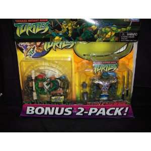   Ninja Turtles Bonus 2 Pack Ninja Toddlers and Battle Nexus Leonardo