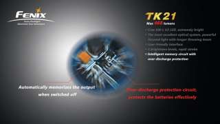 FENIX TK21 Cree XM L U2 LED 468 Lumens Special Edition  