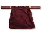 Offering Bag   Two Handled   Maroon Velvet (10 x 9 1/4 inches)   NEW
