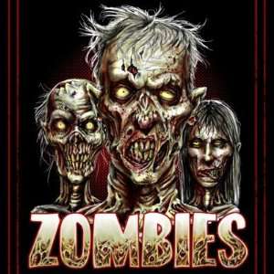  Zombies Fridge Magnet