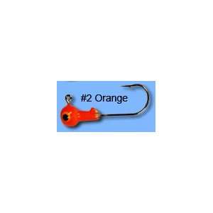  5 pack orange 3/8 oz. classic jigsheads: Health & Personal 