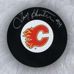  Tim Hunter Calgary Flames Autographed/Hand Signed Hockey 
