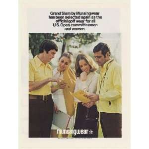  1973 Munsingwear Grand Slam Golf Wear US Open Committee 