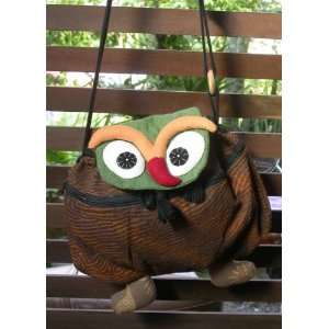  Thai Handmade Owl Sling Bags Large Shoulder Bag Pt4 