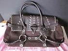 Luella Bartley Gisele Bag Brown Suede & Leather Purse Handbag Shopper 