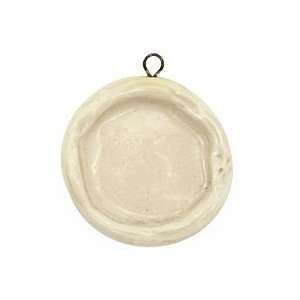   Ceramic Fractal Cream Round Bezel 29mm Supplys Arts, Crafts & Sewing