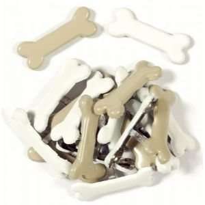 12 PACK SHAPED BRADS DOGGIE BONES 20PK Papercraft, Scrapbooking 