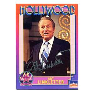 Art Linkletter Autographed / Signed 1991 Hollywood Card (James Spence)
