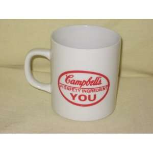 Vintage Campbells Soup  Campbells #1 Safety Is You  Porcelain Mug