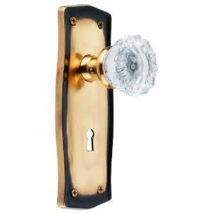   704924 Prairie Antique Brass Privacy Mortise Lock: Home Improvement