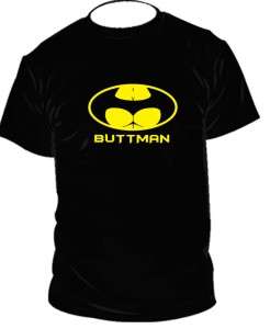 Buttman t shirt comic version of the batman SIZES S XXL  
