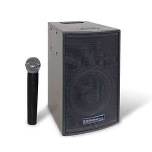 Technical Pro 8 Battery Powered PA System   Wireless Microphone 