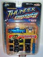 Jada Thunder Crusher 1:64 Blue 00 Chevy Silverado Kit  