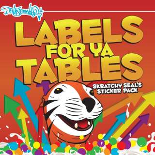   Skratchy Seals Sticker Pack  Stickers  Thud Rumble at Thud Rumble
