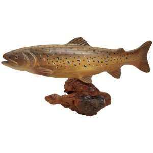  Brown Trout Woodcarving, Big Sky Carvers: Home & Kitchen