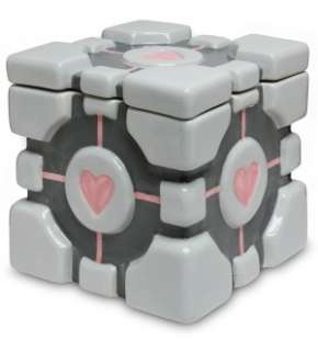 Portal 2 Companion Cube Cookie Jar *New*  