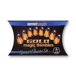  Gold Magic Thimbles (By Vernet Magic) Toys & Games