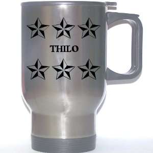  Personal Name Gift   THILO Stainless Steel Mug (black 