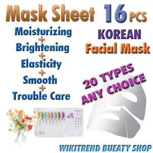 Korean beauty Face Essence Facial Mask Pack 16 sheets Skin Care 